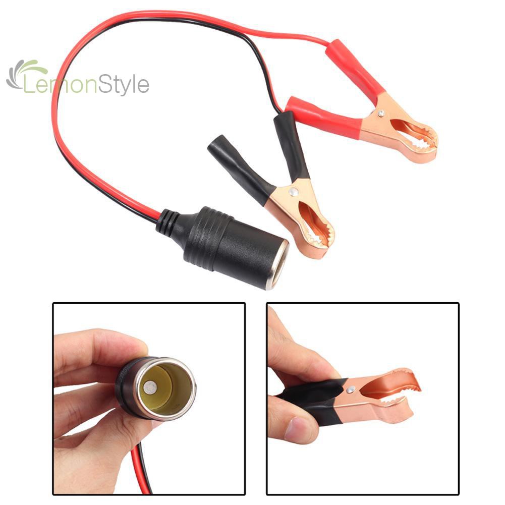 D-LT Car Battery Pump Alligator Cigarette Lighter 12V 10A Power Socket Adapter