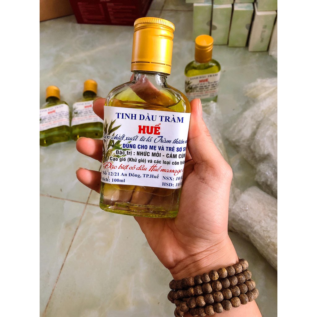 Tinh dầu tràm Huế chai dẹt 100ml