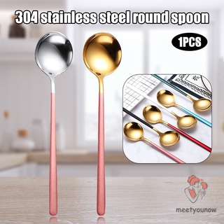 Muỗng Inox Cán Dài Phong Cách Hàn Quốc