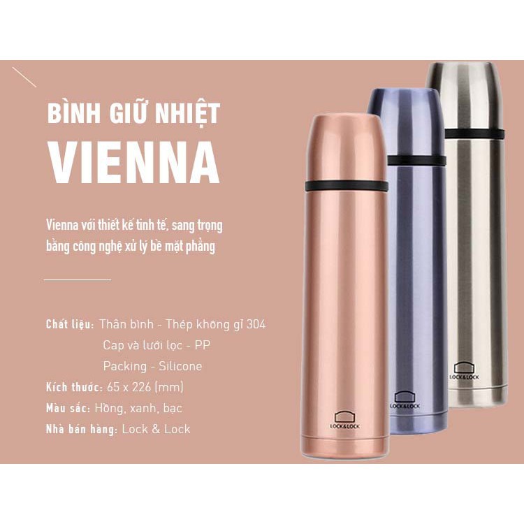 Bình giữ nhiệt Lock&Lock Vienna LHC1430SG 500ml