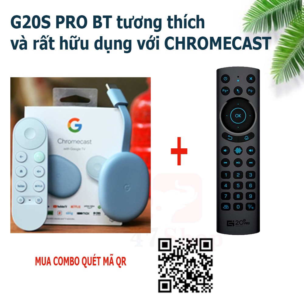 Điều khiển chuột bay G20s Pro BT - Bluetooth và 2.4G tìm kiếm giọng nói