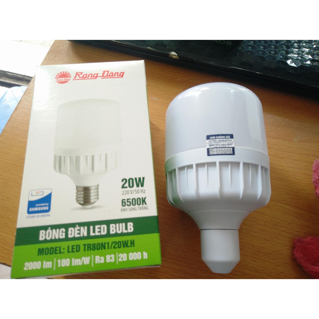 Bóng đèn led bulb Rạng Đông 20W~50W chính hãng