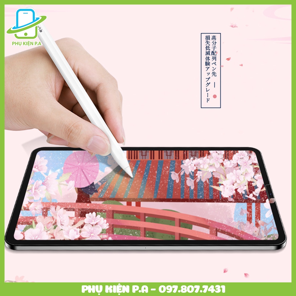 Miếng dán PaperLike Nhật Bản cho iPad Pro 11/12.9, Air 1/2/3/4/5, Mini 1/2/34/5/6, Gen 5/6/7/8/9