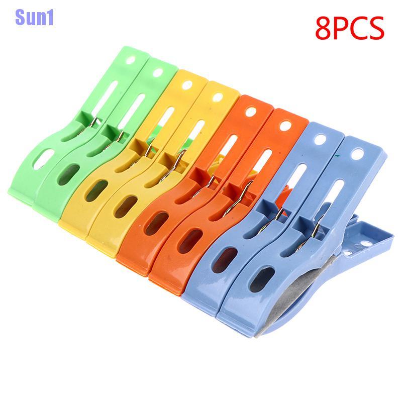 Bộ 8 Kẹp Nhựa Cho Vật Dụng Tiện Lợi