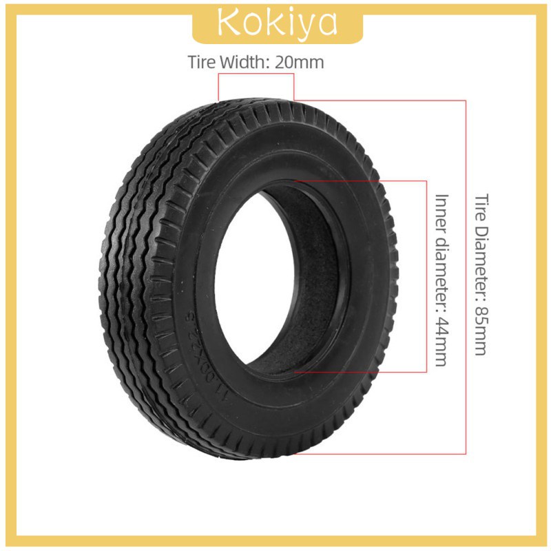Set 2 Vỏ Bọc Bánh Xe Cao Su Cho Xe Hơi Điều Khiển Từ Xa 1 / 14 Tamiya