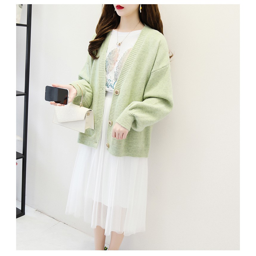 [Hàng loại 1] Áo Cardigan khoác len dáng ngắn cao cấp | BigBuy360 - bigbuy360.vn