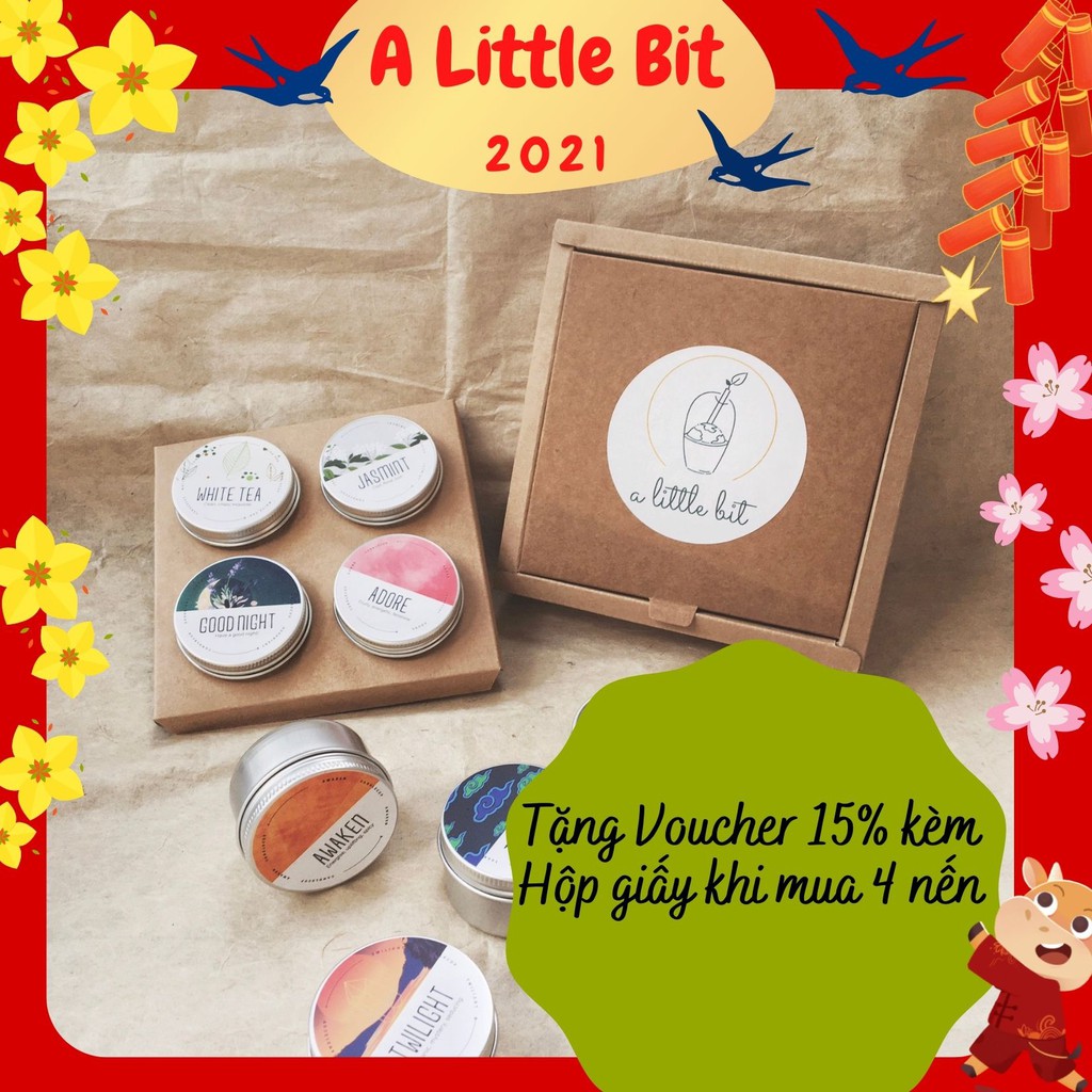 Nến thơm thư giãn Candle Cup- AGAYA - A Little Bit - 45g