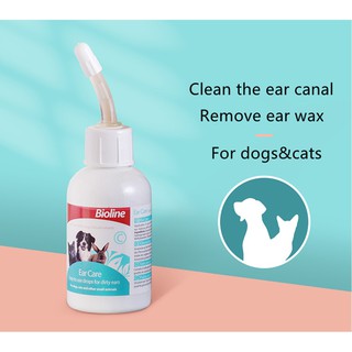 Dung dịch vệ sinh tai bioline cho thú cưng 50ml
