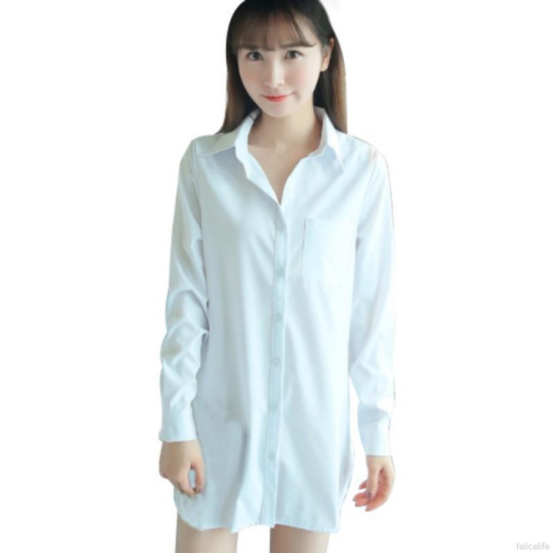 Đầm ngủ dạng sơ mi xinh xắn quyến rũ cho nữ