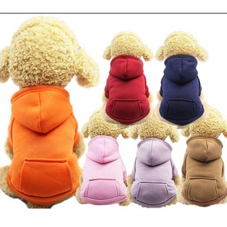 (DK1) Quần áo chó mèo : Áo hoodie có mũ sành điệu (Số lượng có hạn!)