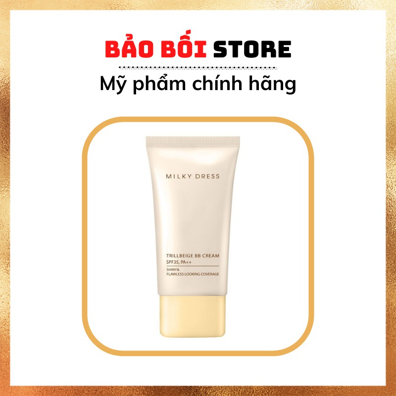 Kem lót trang điểm 3 tác dụng dành cho da dầu, da hỗn hợp SPF35 PA++ Milky Dress
