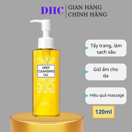 Dầu tẩy trang Olive DHC Deep Cleansing Oil (M) 120ml