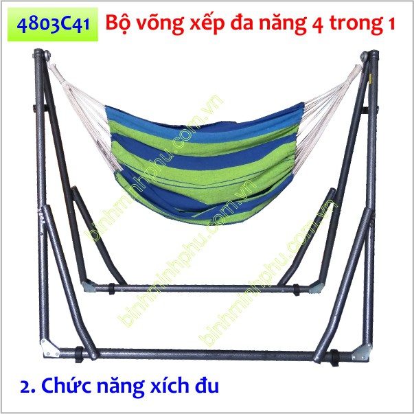 BỘ VÕNG XẾP ĐA NĂNG BÌNH MINH PHÚ 2021 - BẢO HÀNH 12 THÁNG - CÓ TEM SMS CHỐNG GIẢ - MÃ 4803C | BigBuy360 - bigbuy360.vn