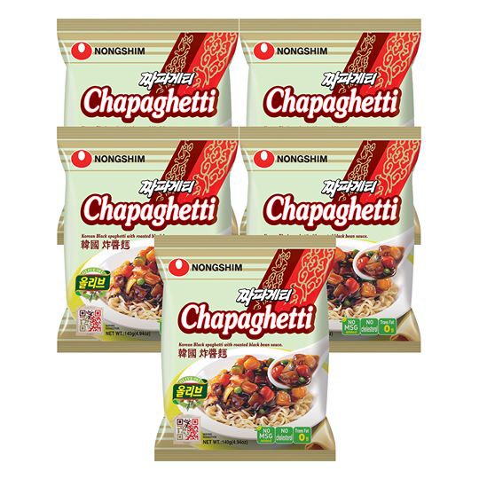 [ GIÁ SHOCK] Combo 5 gói mì tương đen Chapagetti Hàn Quốc