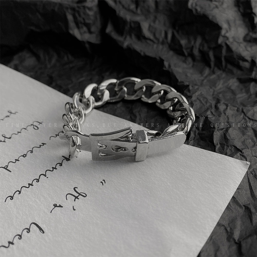 Vòng Đeo Tay Kiểu Xích Đơn Giản Thời Trang Cho Nam Và Nữ