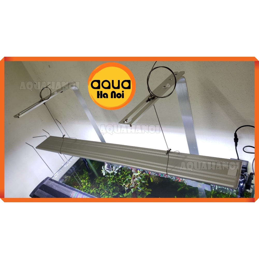 Dây cáp inox treo đèn hồ thủy sinh cá cảnh - Sợi dài 1 mét, hàn cố định sẵn 1 đầu không lo tuột