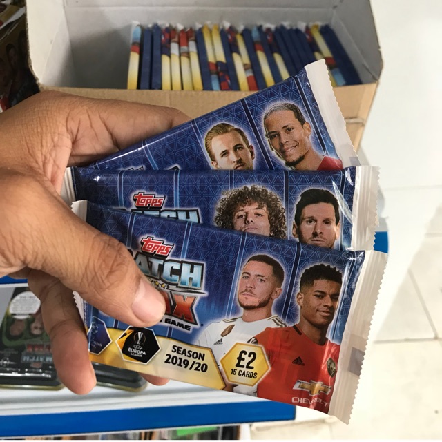 [ Pack Lẻ ] Match Attax Champions league mùa 19/20 ( Pack 15 thẻ )