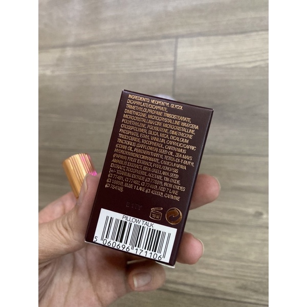 - Son Charlotte Tilbury màu Pillow Talk  full box bill US