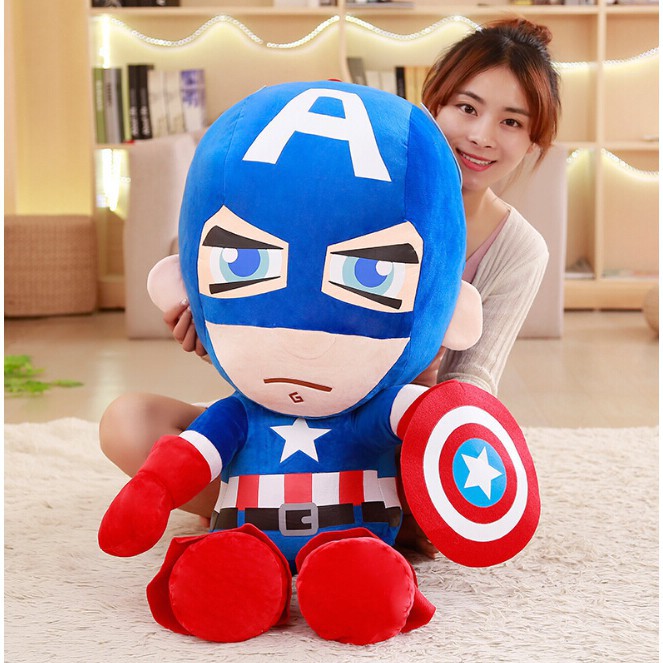 Mềm Thú Nhồi Bông Hình Siêu Anh Hùng Captain America Iron Man Spiderman 84224207