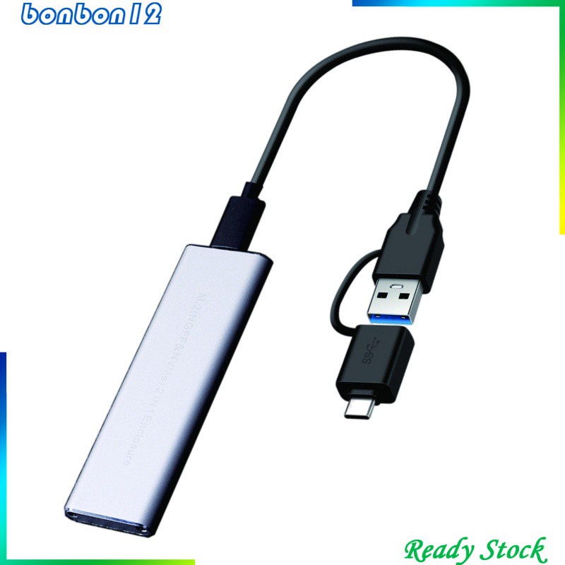 [Home Appliances] M.2 NVME SSD SATA Enclosure Adapter USB C Case Dual Protocol | BigBuy360 - bigbuy360.vn