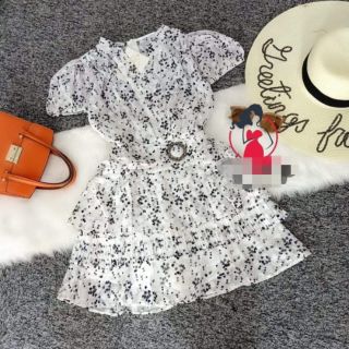 Đầm voan hoa nhí combo chọn live. .
