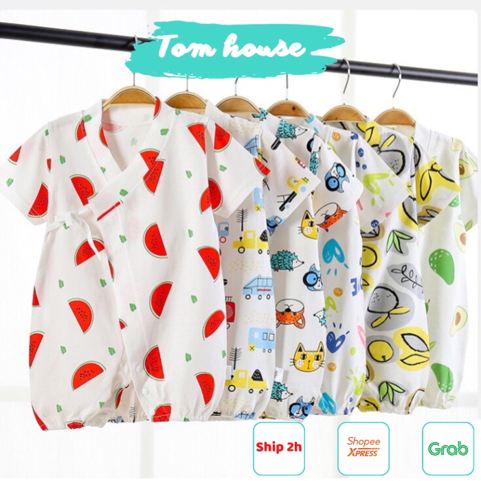 Bộ Body Yukata Mùa Hè Mỏng Mát Cho Bé Sơ Sinh 𝟏𝟐𝐁𝐃𝐃𝐔