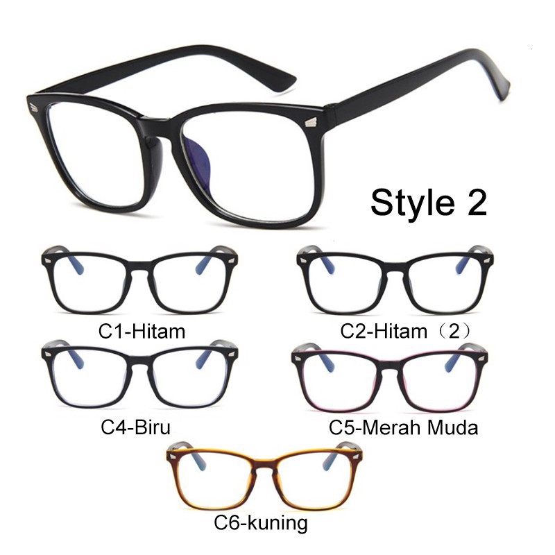 Kính mắt chống bức xạ thời trang Hàn Quốc cho nam nữ