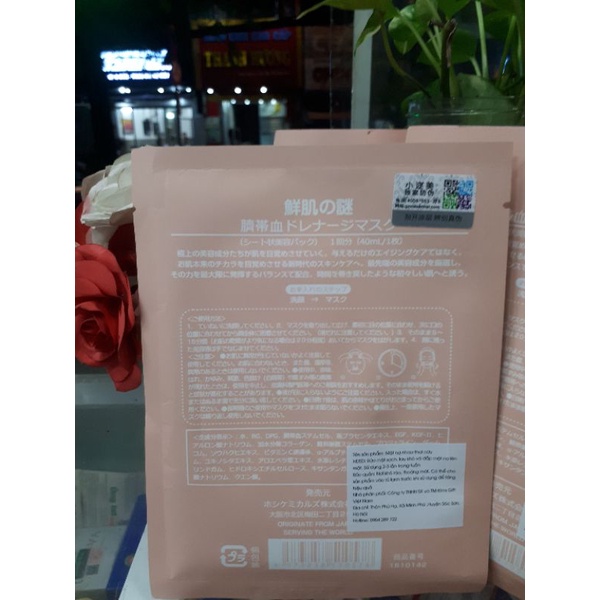 Mặt nạ nhau thai cừu Nhật  Bản: nhập khẩu chính hãng