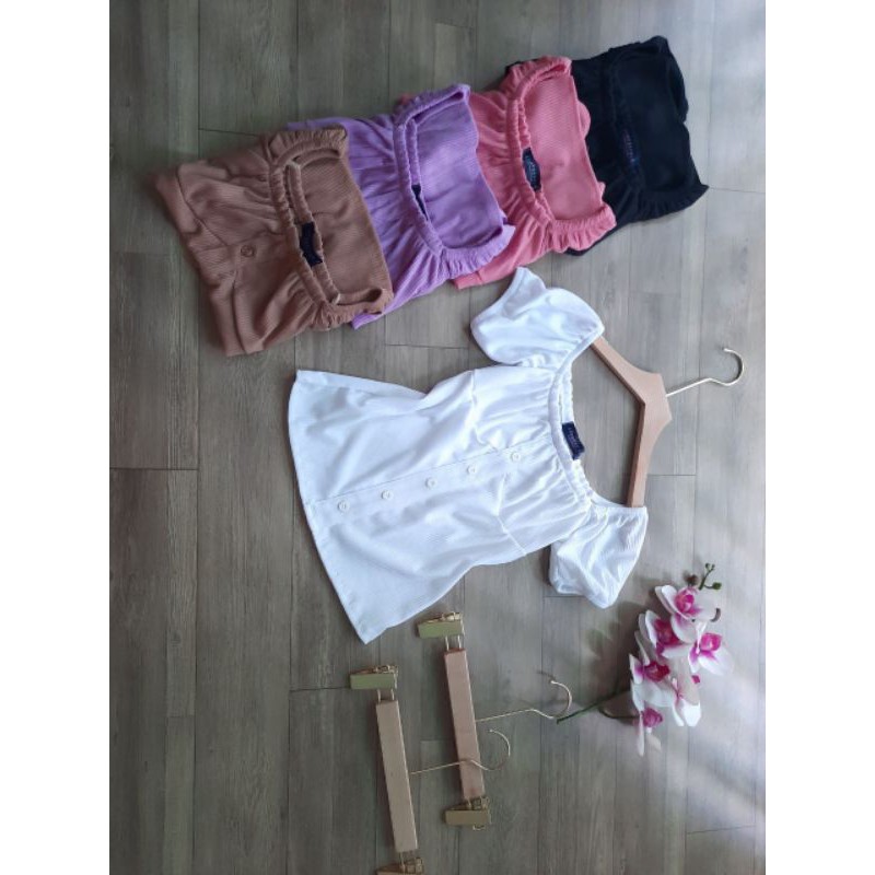 Áo bèo nhúm tay phồng