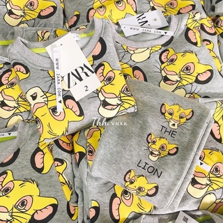 Set bộ nỉ bông Simba cho bé