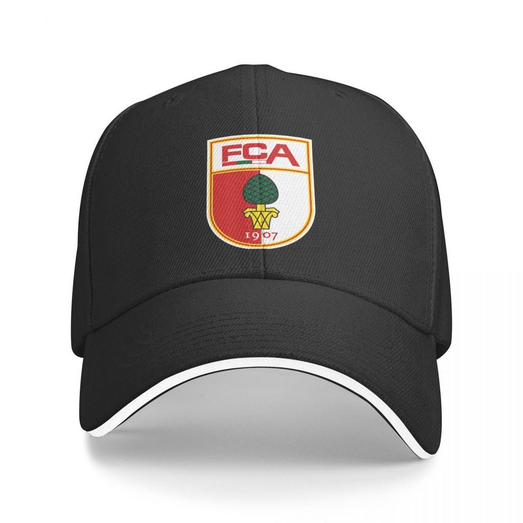 Mới FC Augsburg logo Mũ Bóng Chày Unisex Chất Lượng Polyester Mũ Nam Nữ Golf Chạy Chống Nắng Mũ Snap