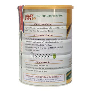 Sữa Bột Gigo Gold Pro Care