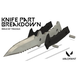 Mô hình trang trí Valorant Knife nhựa tù an toàn