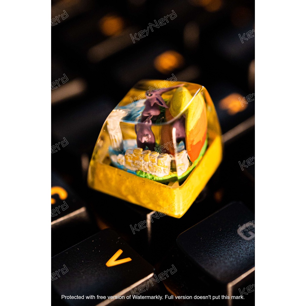 Keycap resin pokemon - nút bàn phím cơ - artisan