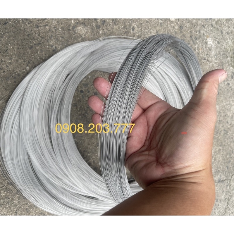 Fiman Steel - Thép trắng không rỉ dùng làm lưỡi câu - lò xo - Lồng chim  nhiều kích cỡ