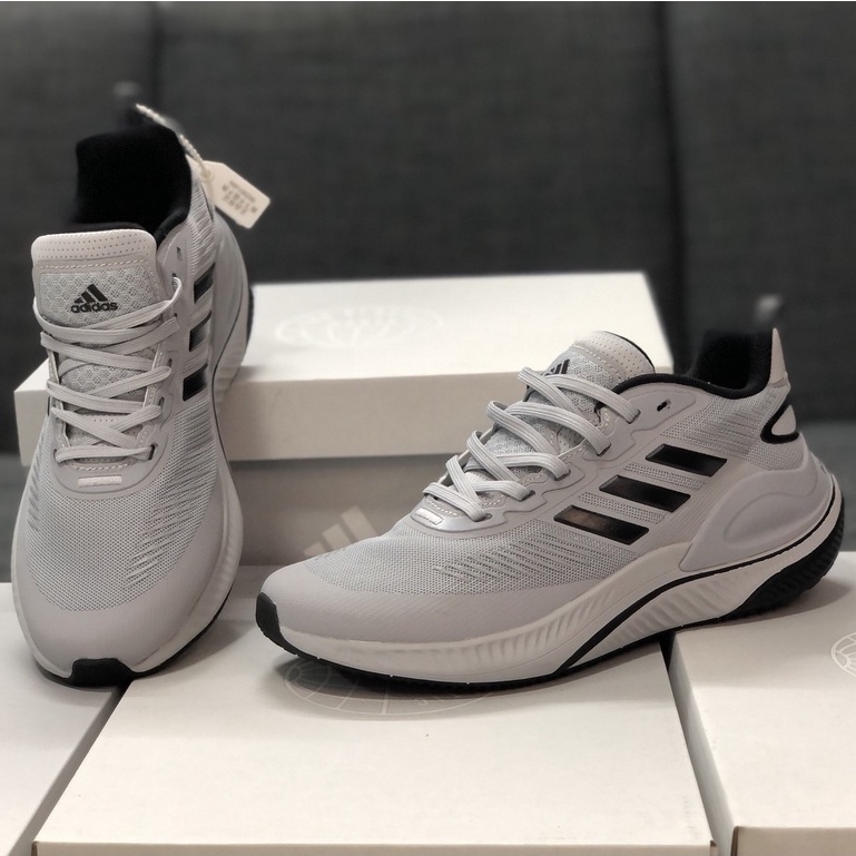 Giày Sneaker Nam Nữ Adidas Alphamagma 2022 Xám Vạch Đen