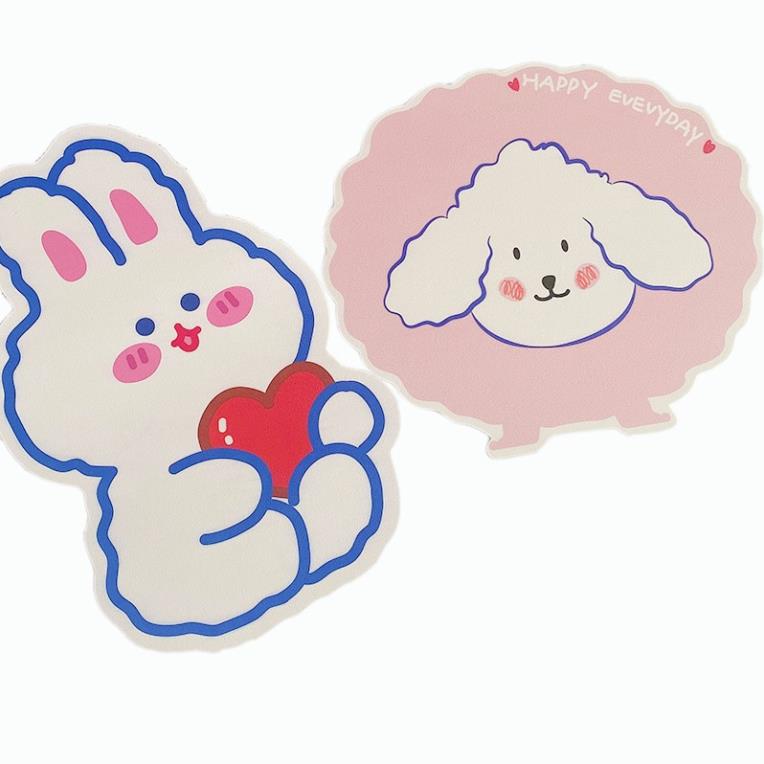 Tấm lót chuột chống trượt họa tiết hoạt hình phong cách Hàn Quốc