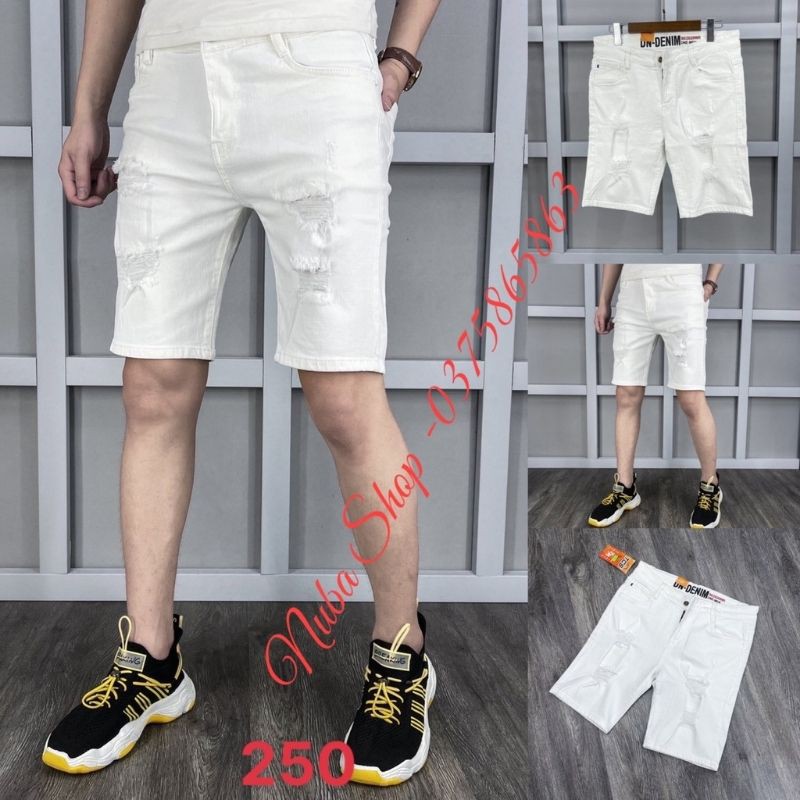 Quần short jean nam mẫu mới đẹp giá rẻ,quần bò TCS 250