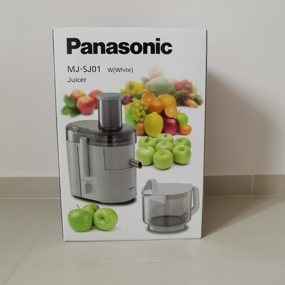 Máy ép trái cây nguyên quả Panasonic MJ-SJ01WRA công suất 800W dung tích 1.5 lít - Hàng chính hãng, bảo hành 12 tháng