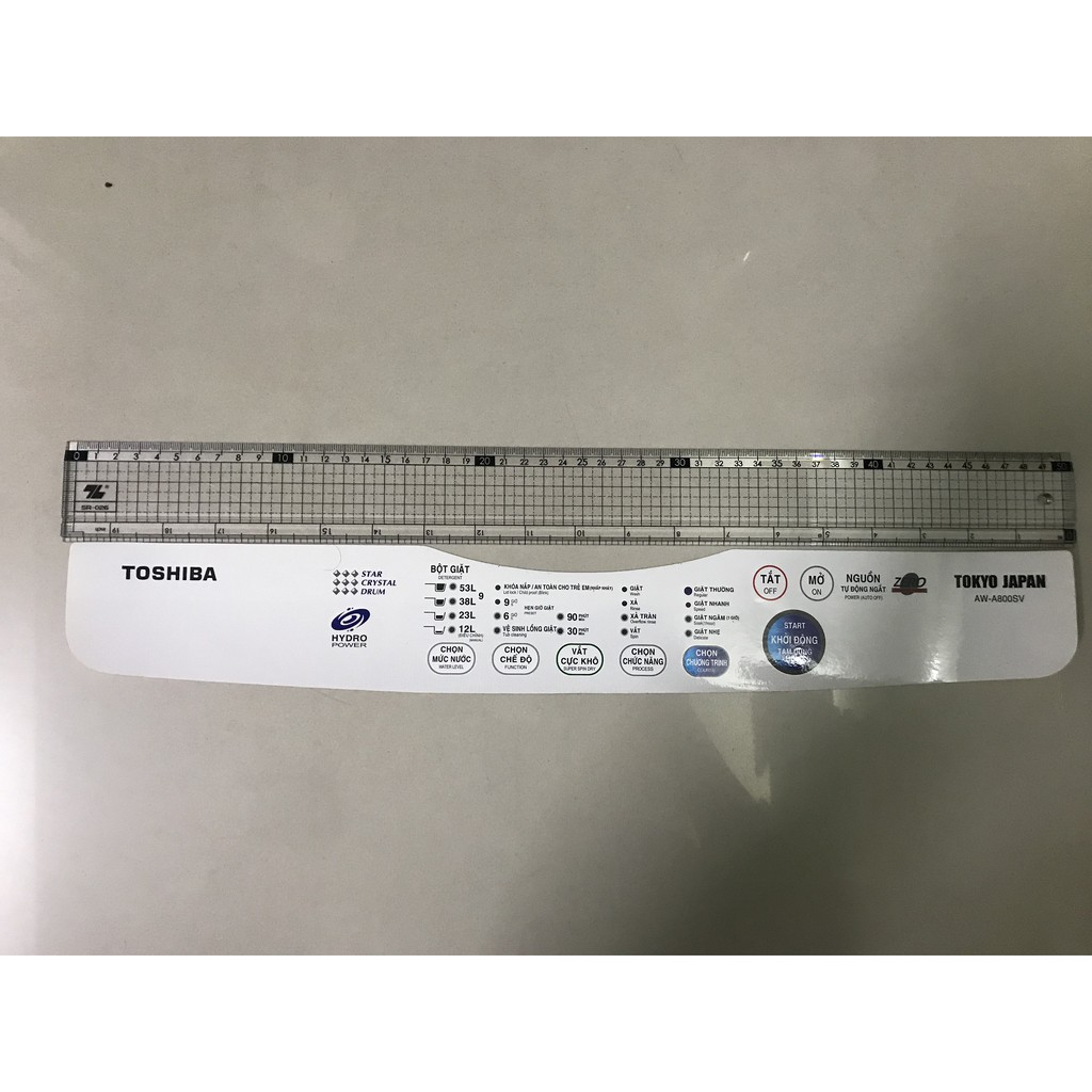 Combo 10 tem bảng điều khiển máy giặt Toshiba - Combo 10 miếng dán bảng điều khiển máy giặt Toshiba