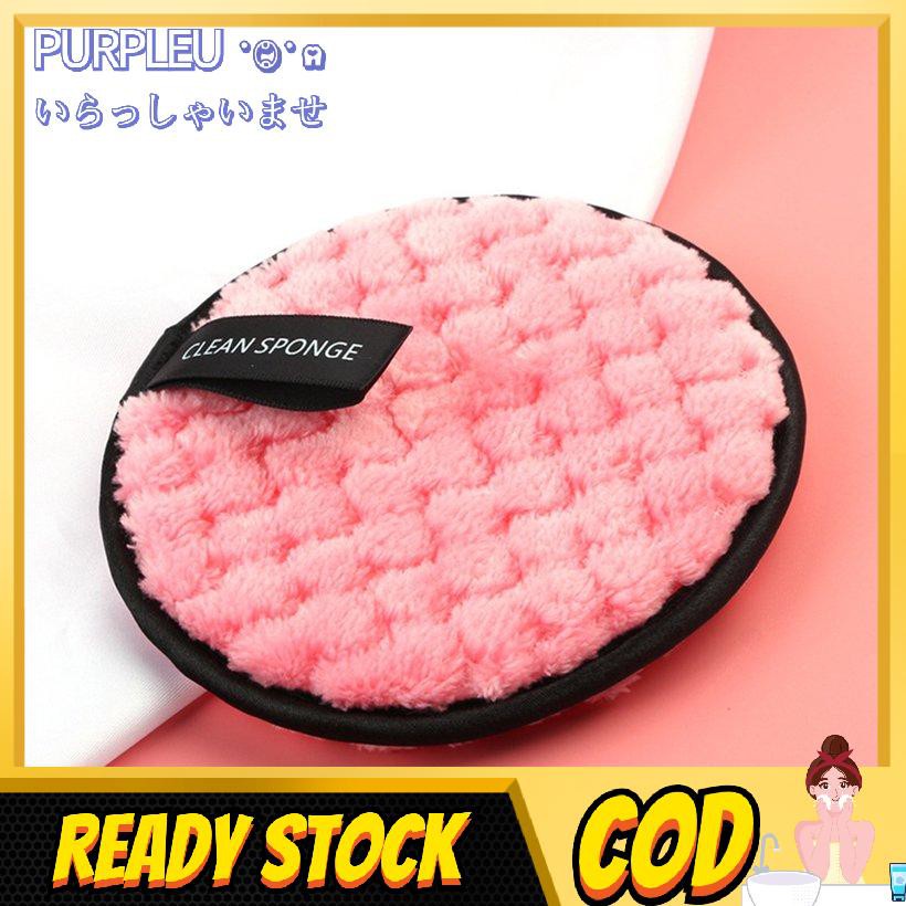 Lazy Water Cleansing Powder Puff Double - Sided Wash Sponge Cleansing Make Up Removal Pads Make Up Cleansing Pads