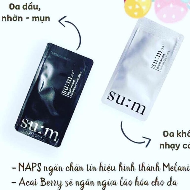 Mặt nạ sum sủi bọt thải độc
