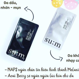 Mặt nạ sum sủi bọt thải độc