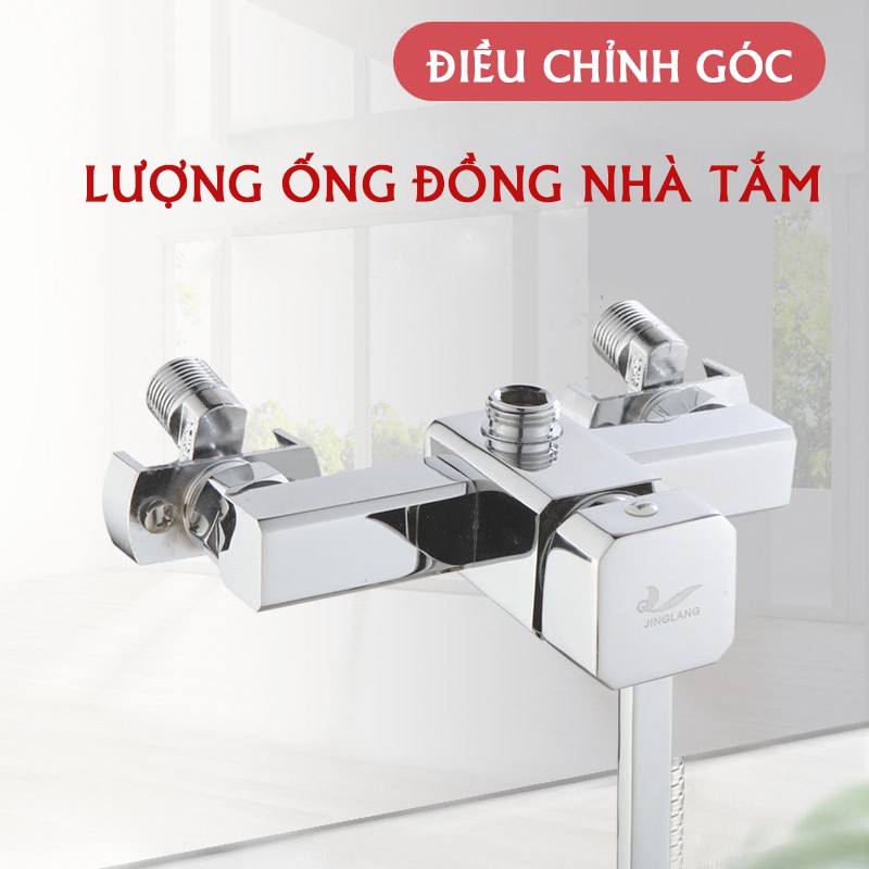 Chân sen điều chỉnh góc lệch, van nước điều chỉnh góc sửa chữa nhà tắm Minh House