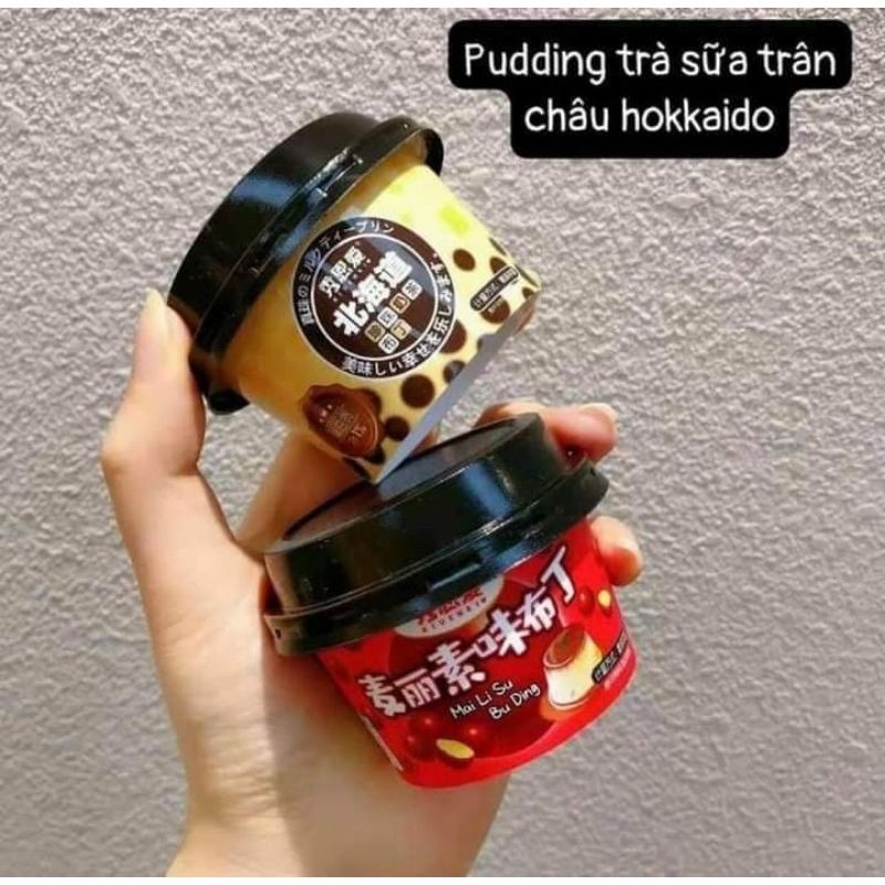 (HCM) Thạch pudding trà sữa trân châu