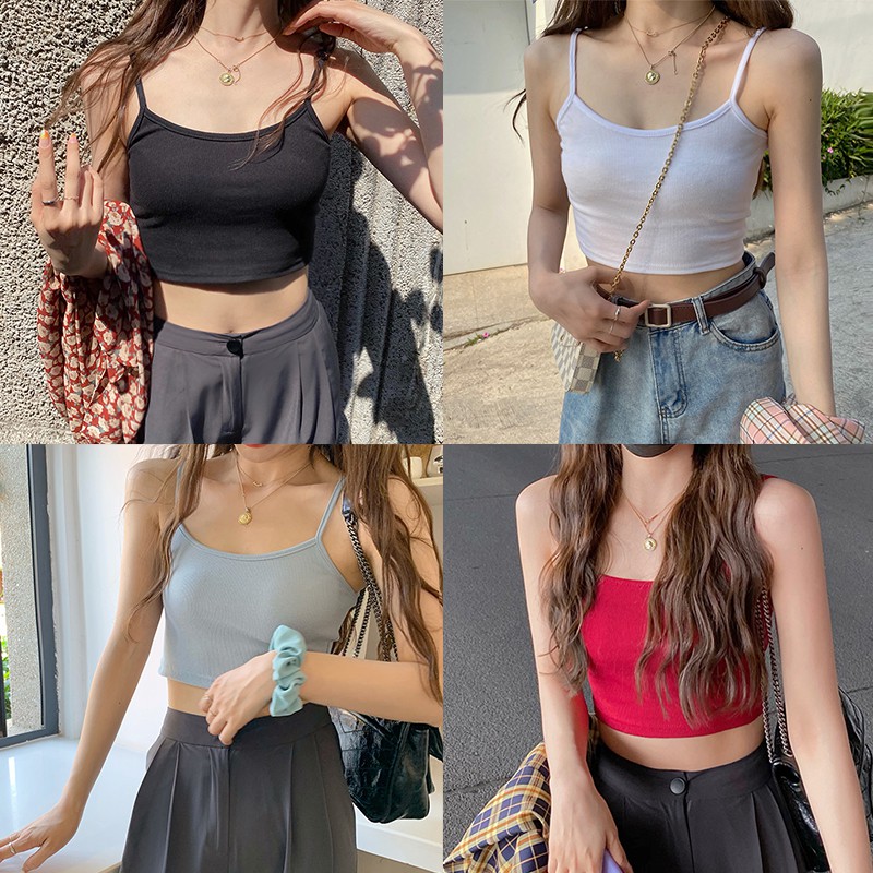 [Mã FAMAYWA giảm 10K đơn 50K] Áo Hai Dây Thời Trang Gợi Cảm Dành Cho Nữ