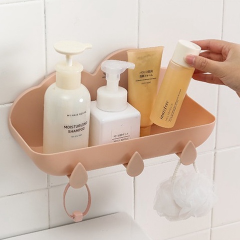Kệ nhà tắm- Kệ đa năng dán tường nhà tắm hình đám mây không khoan đục siêu chắc chắn