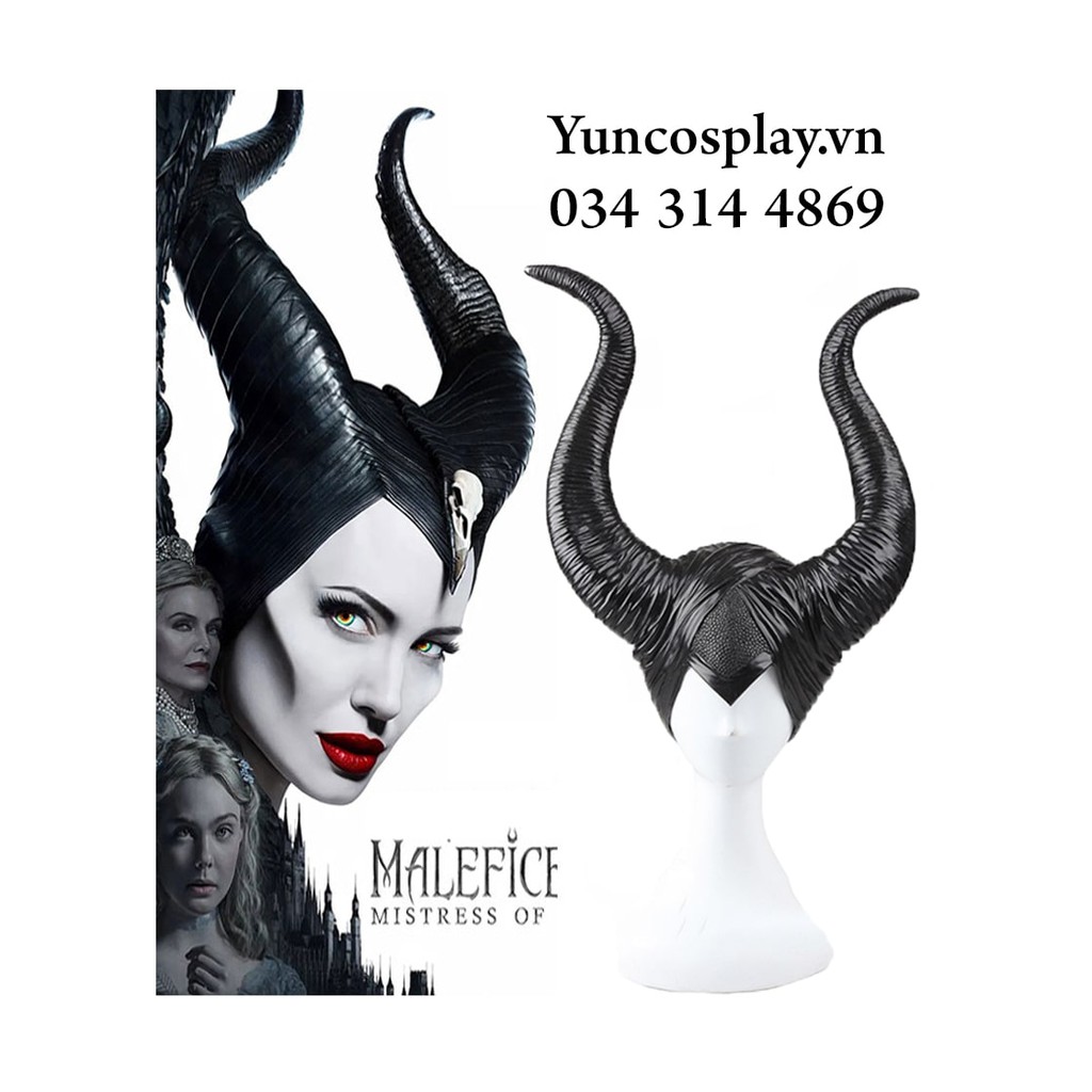Sừng tiên hắc ám Maleficent hóa trang Halloween | BigBuy360 - bigbuy360.vn