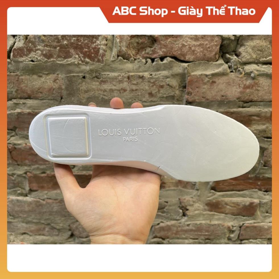 Giầy LV các nầy đen xanh lá đỏ hồng full phụ kiện, Giầy LV Sneaker nam nữ