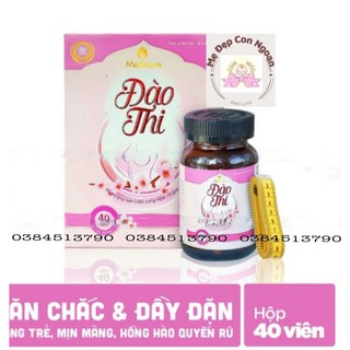 [Chính Hãng ]Viên Uống Nở Ngực Đào Thi⚡AN TOÀN SỨC KHỎE⚡Tăng Vòng 1,Chống Lão Hóa,Cải Thiện Sắc Tố Da